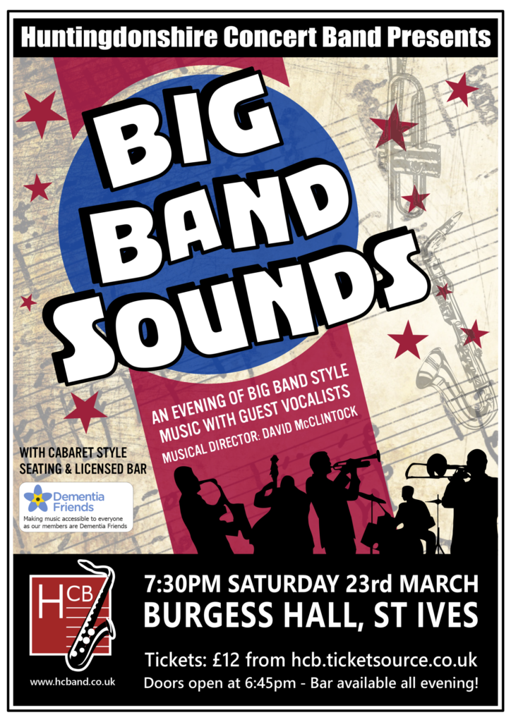 Big Band Sounds 2024 Huntingdonshire Concert Band